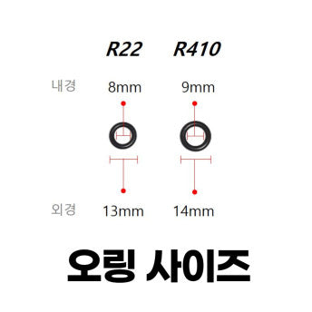 ELANMAX 컨트롤 밸브 오링 10개입 부속품