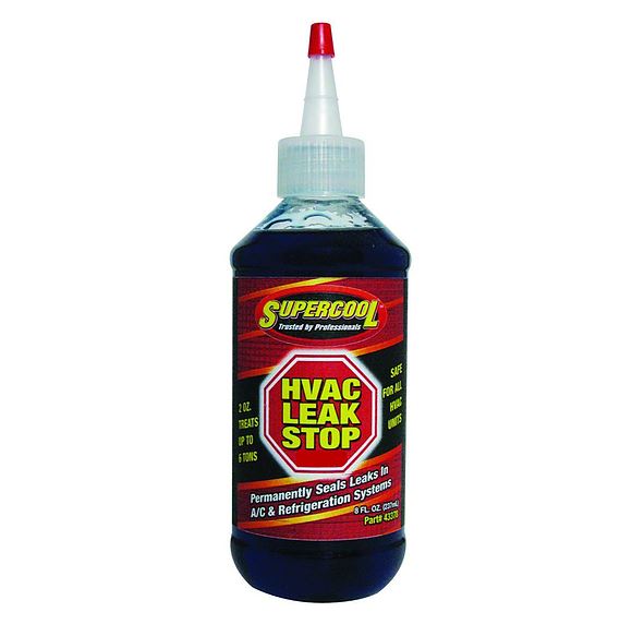 Supercool refrigerant leak blocker Leakstop refill fluid 8oz 