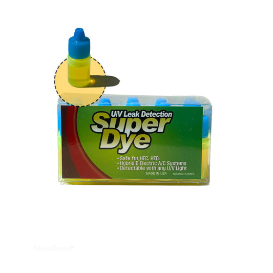 SUPERCOOL UV Dye 5ml 10pcs Fluorescent Dye UV Refrigerant Leakage Detection