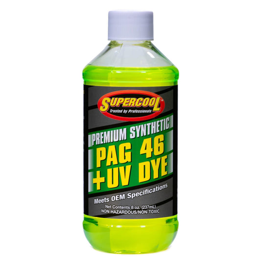 SUPERCOOL PAG 46D Air Conditioning Refrigerant Oil 8oz 237ml Supercool Refrigerant Oil R134