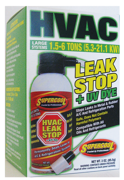 SUPERCOOL HVAC LEAK STOP PLUS U/V DYE